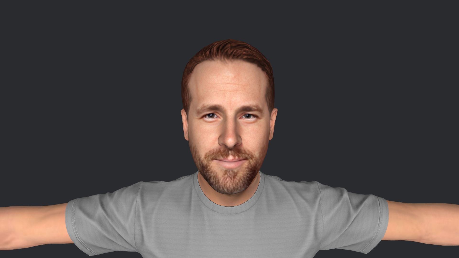 RYAN REYNOLDS Hyper Realistic Full Body Rigged Character 3D model_13