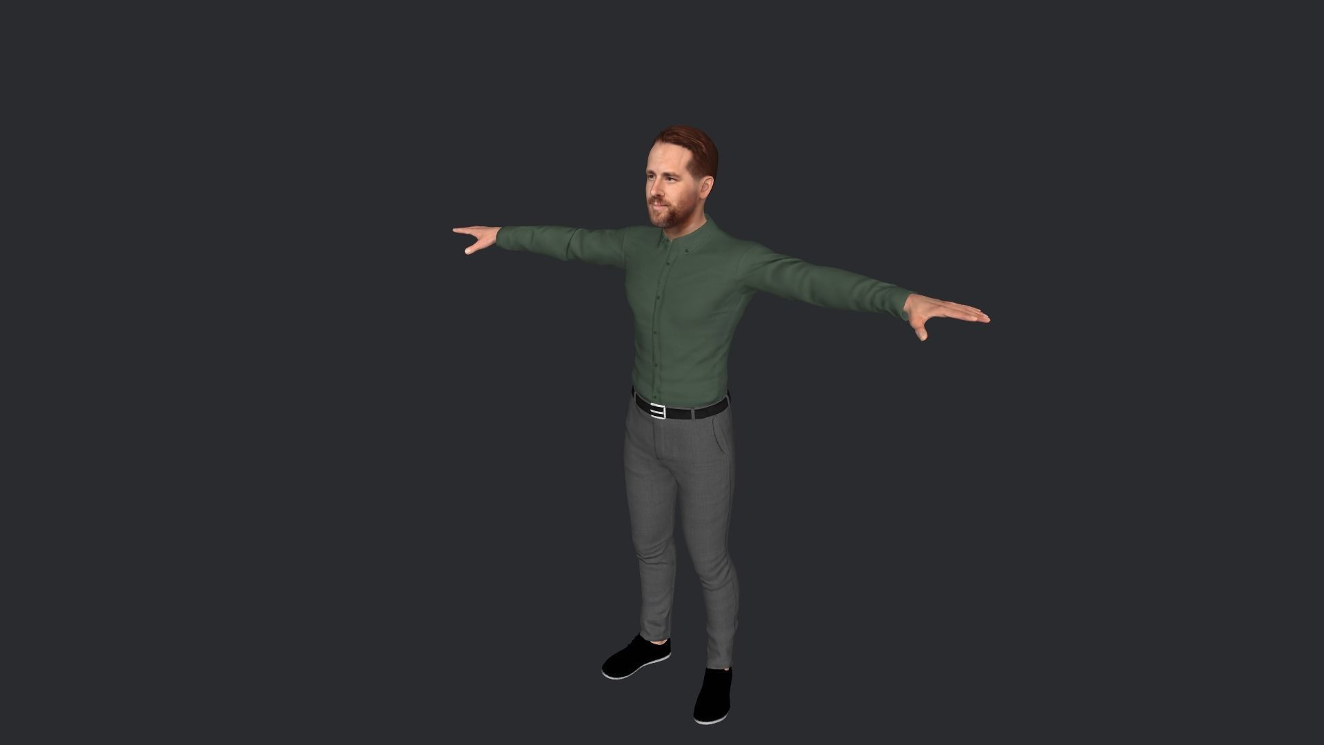 RYAN REYNOLDS Hyper Realistic Full Body Rigged Character 3D model_29