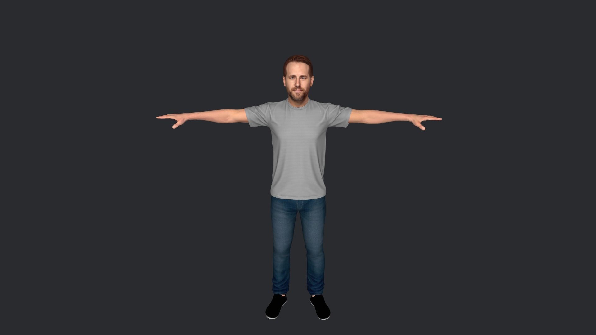 RYAN REYNOLDS Hyper Realistic Full Body Rigged Character 3D model_15