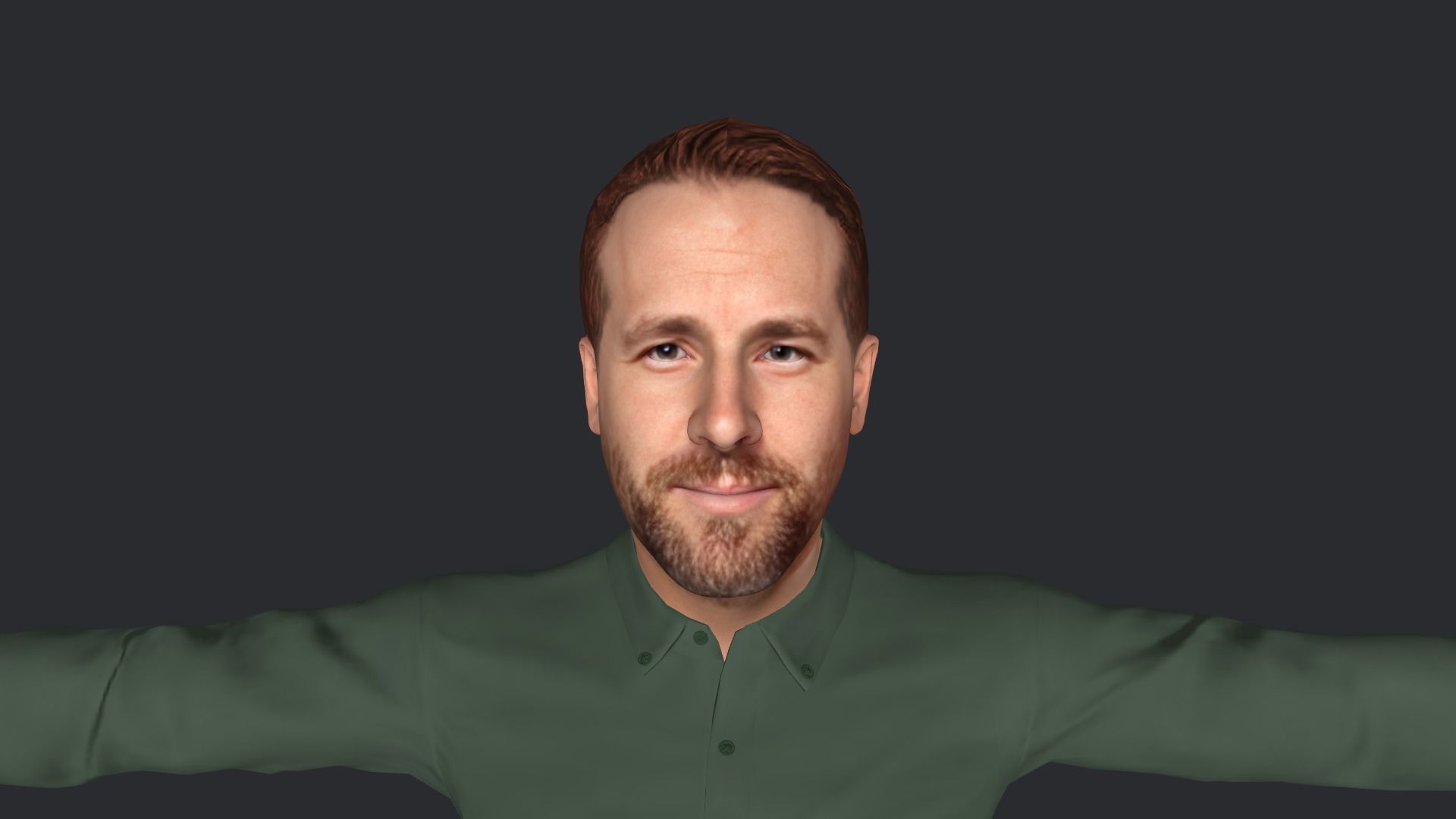 RYAN REYNOLDS Hyper Realistic Full Body Rigged Character 3D model_26