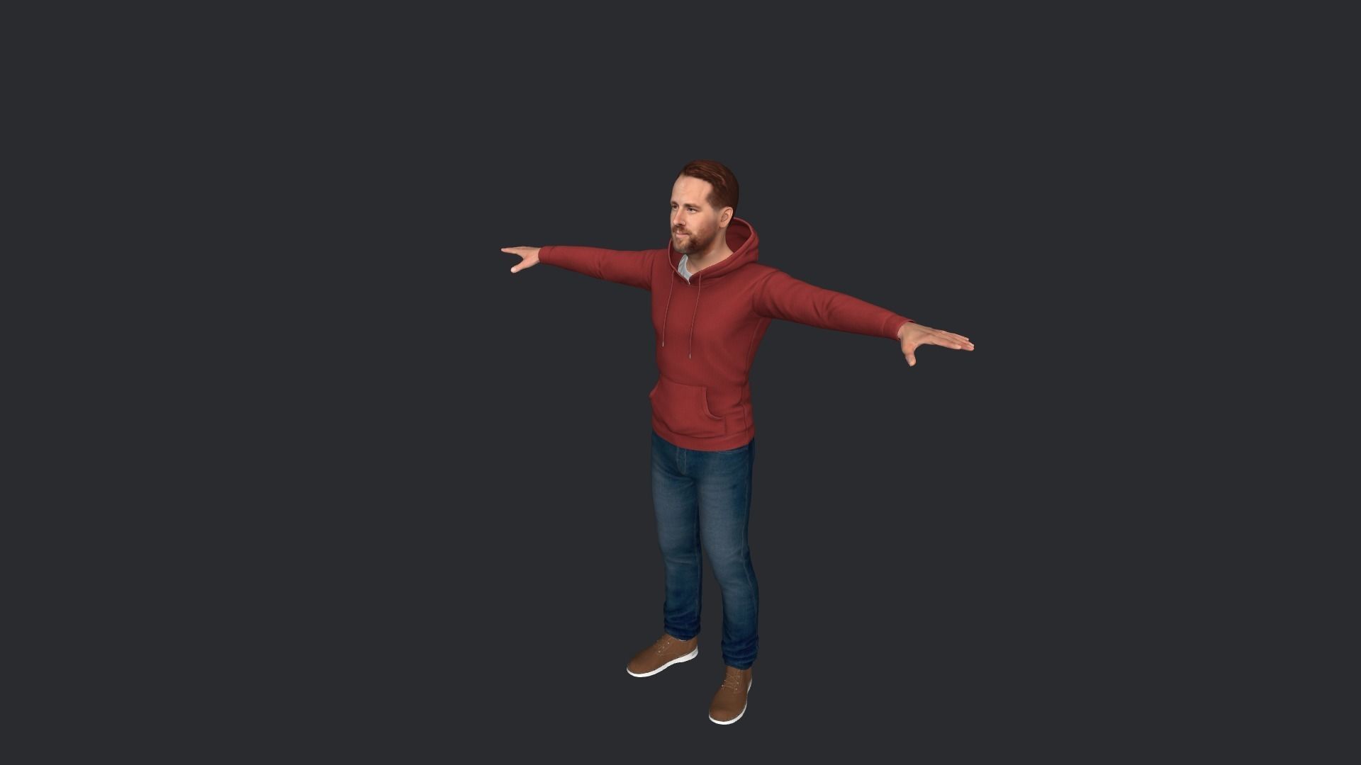 RYAN REYNOLDS Hyper Realistic Full Body Rigged Character 3D model_10