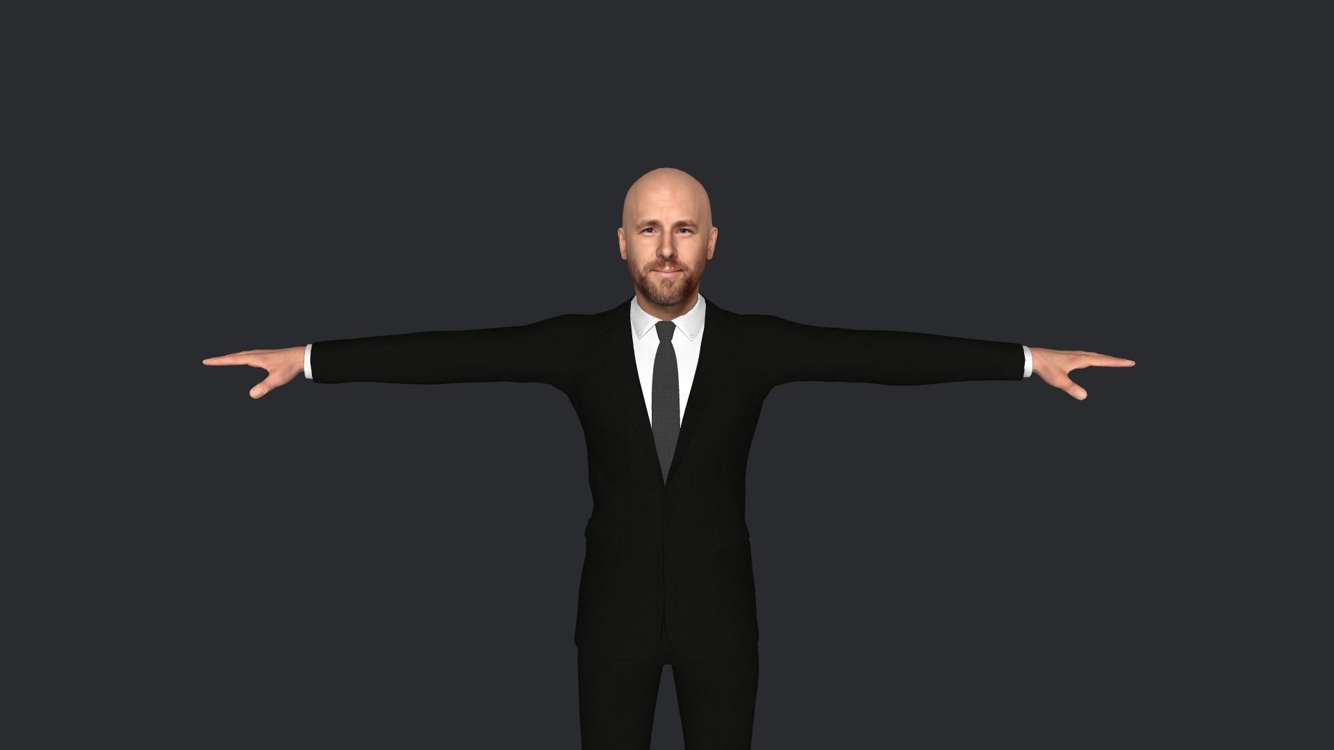 RYAN REYNOLDS Hyper Realistic Full Body Rigged Character 3D model_20