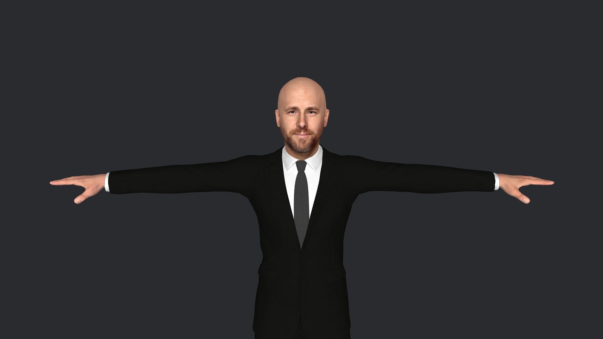 RYAN REYNOLDS Hyper Realistic Full Body Rigged Character 3D model_19