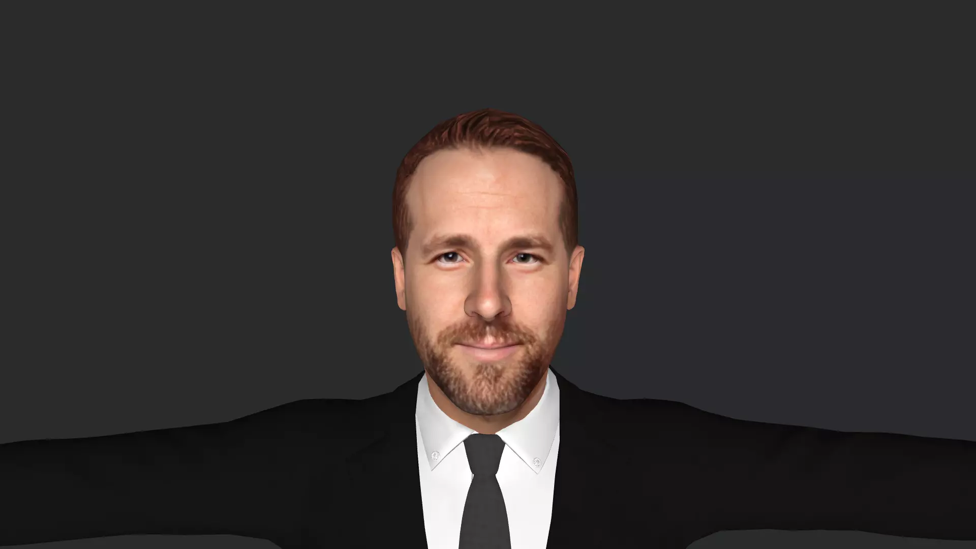 RYAN REYNOLDS Hyper Realistic Full Body Rigged Character 3D model_0