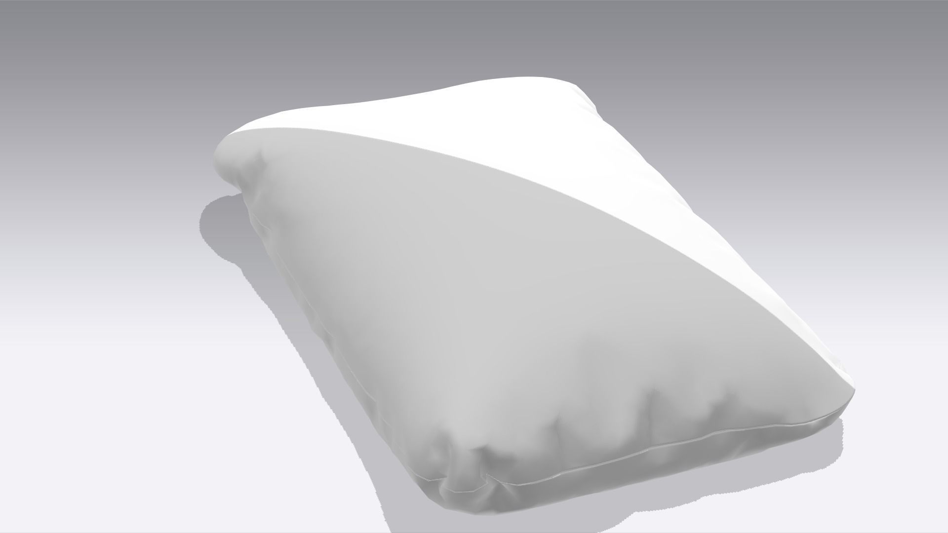 Pillow Low-poly 3D model_5
