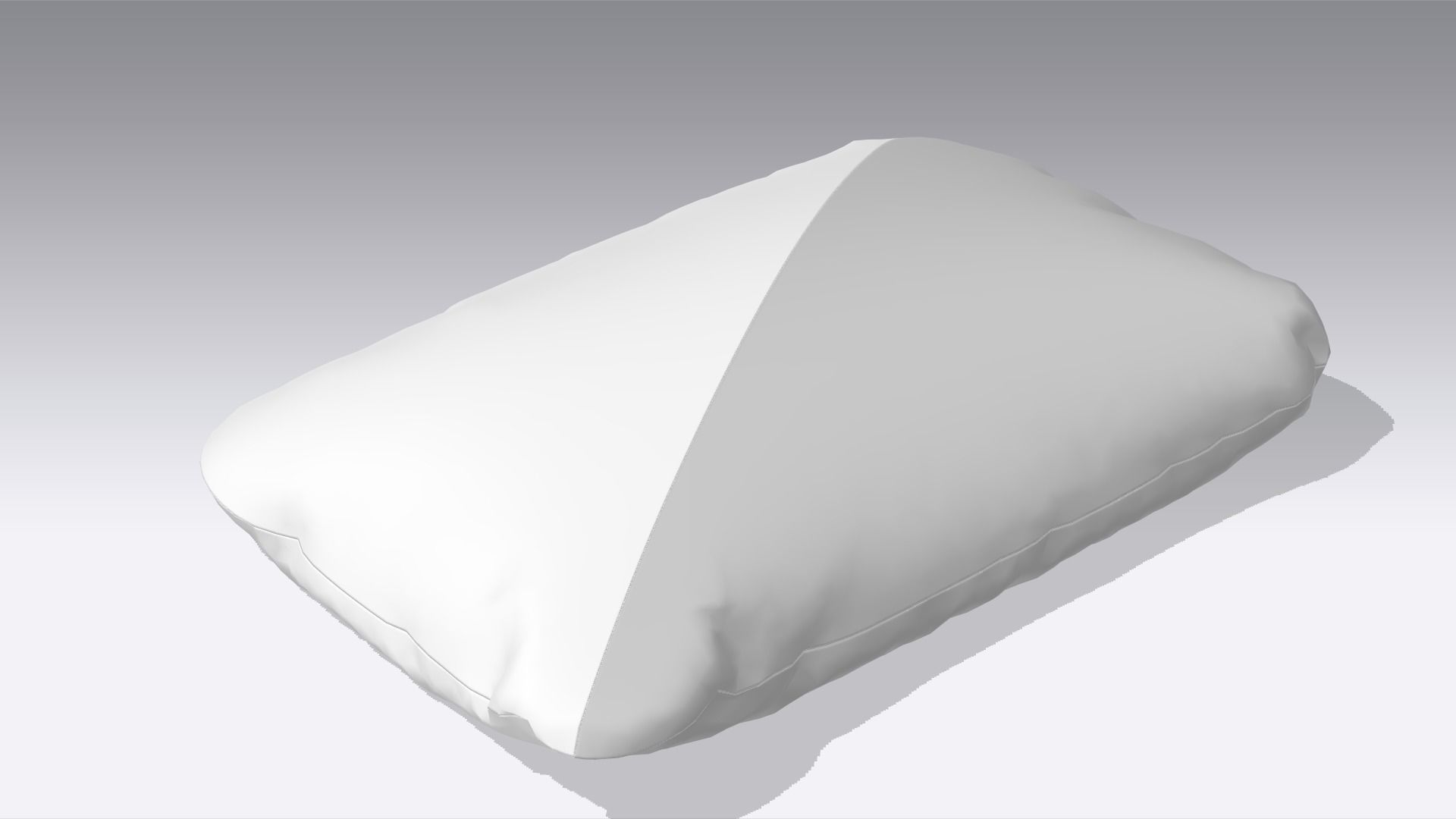 Pillow Low-poly 3D model_3