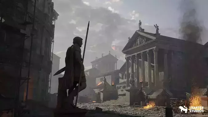 Roman Environments Bundle Low-poly 3D model