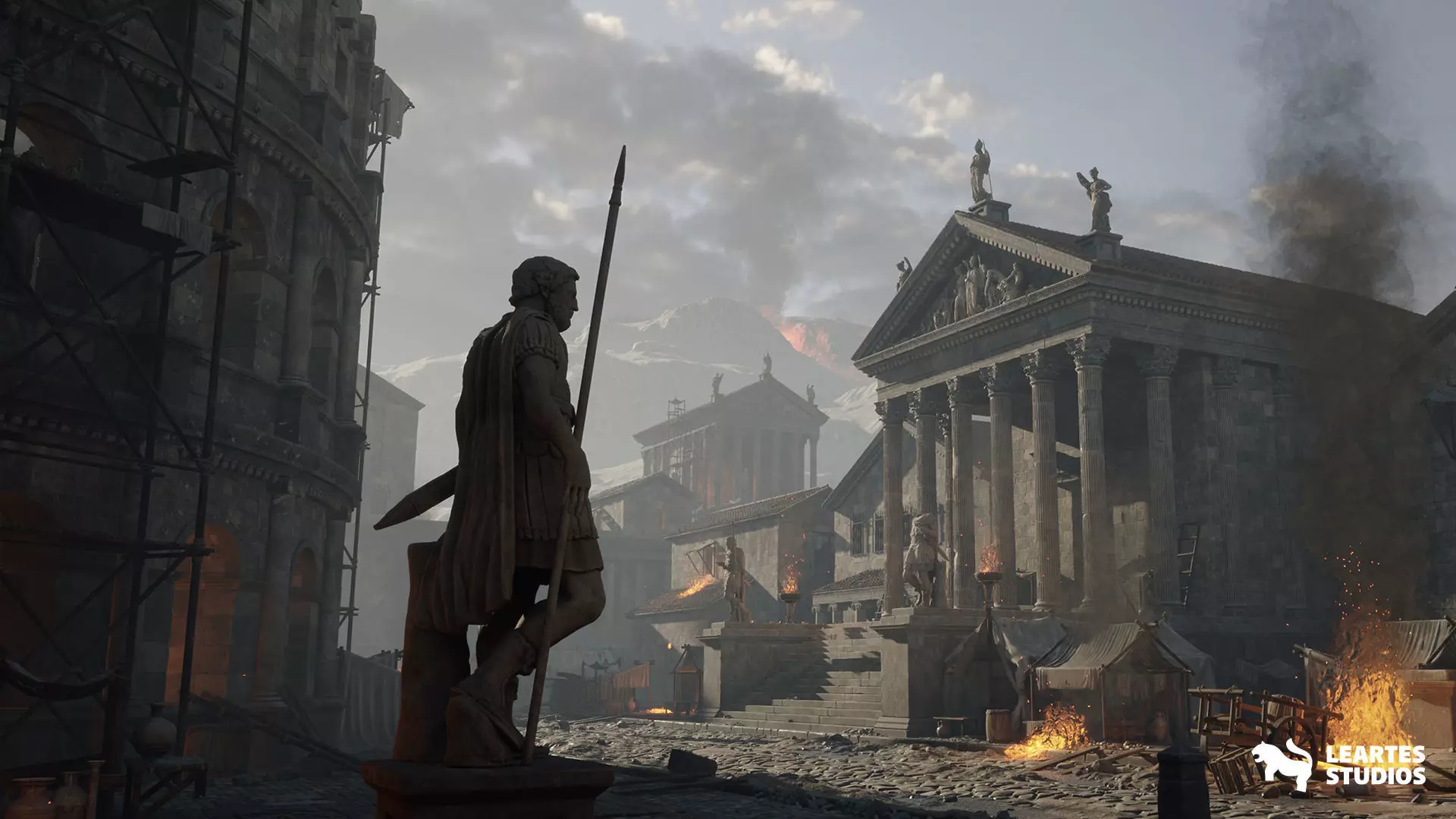 Roman Environments Bundle Low-poly 3D model