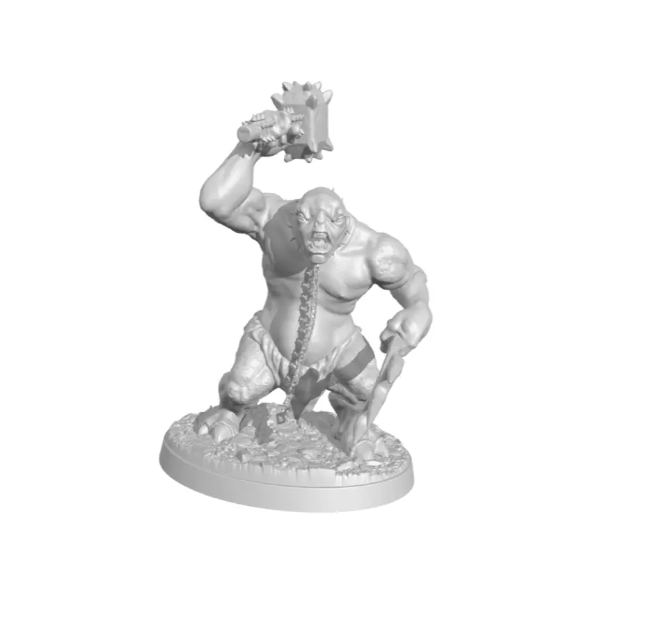 Troll of Moria Modular Giant Monster The lord of the ring 3D print model_0