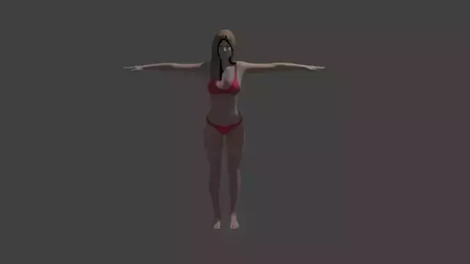 3D female model 3D model 3D female model 3D model