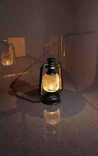 Vintage Oil Lamp