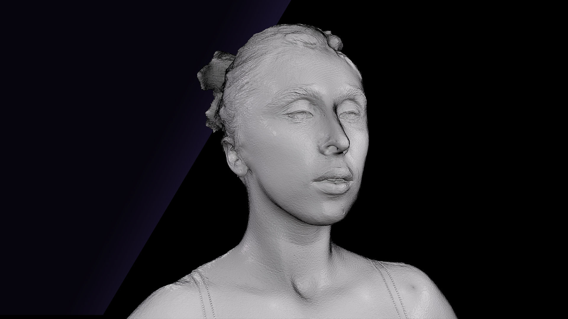 Cleaned A Pose Scan Mia Brown Underwear 3D model_11