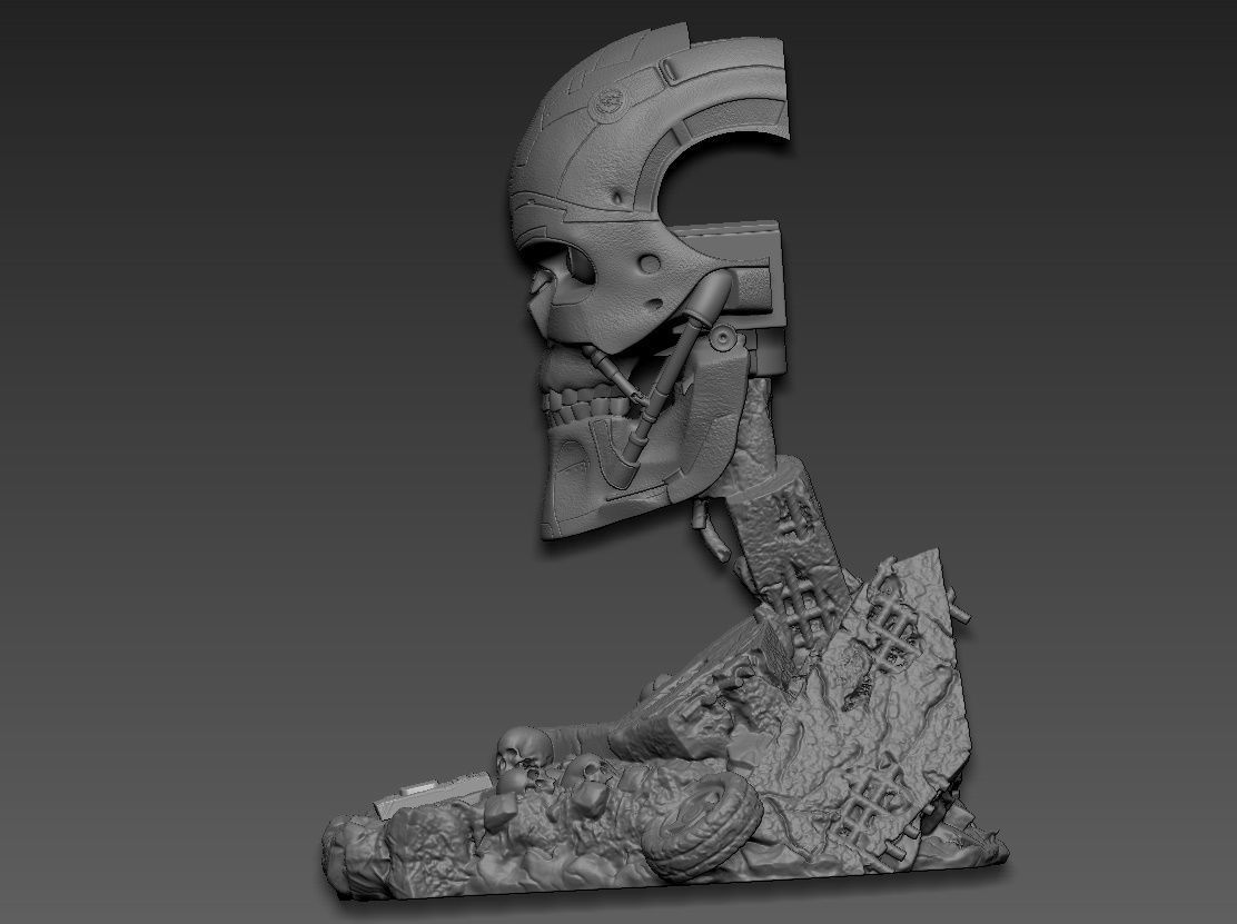 Terminator T-600- Replica 3D print model_8