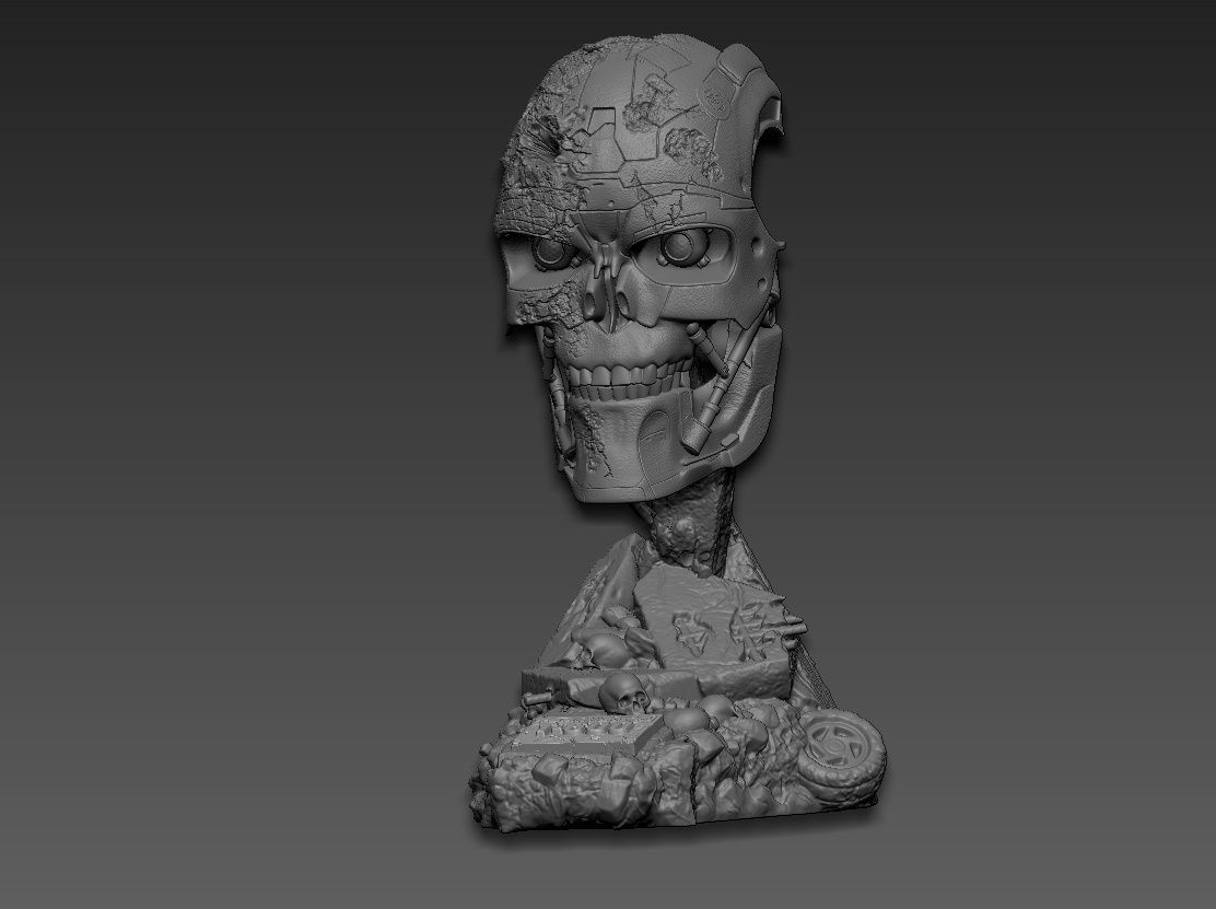 Terminator T-600- Replica 3D print model_26