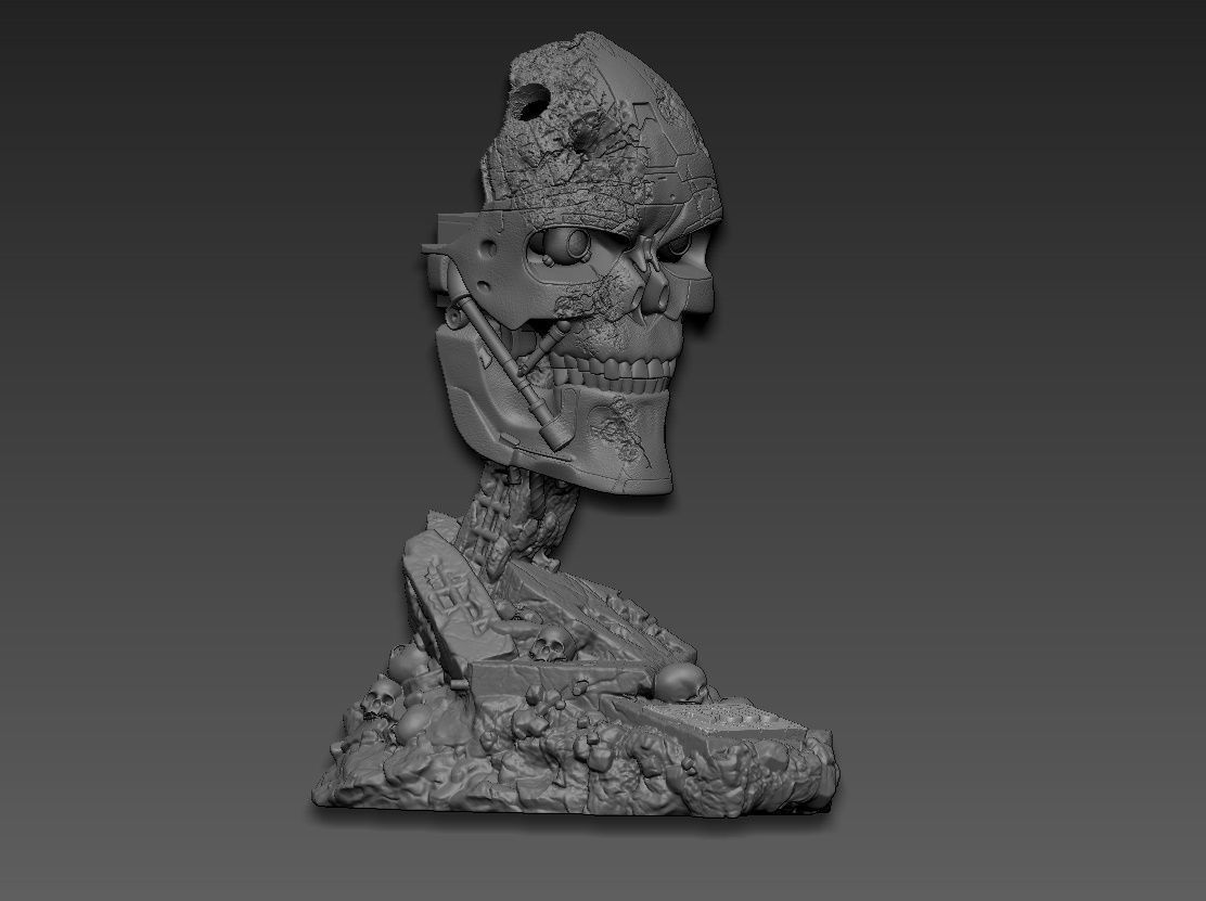 Terminator T-600- Replica 3D print model_24