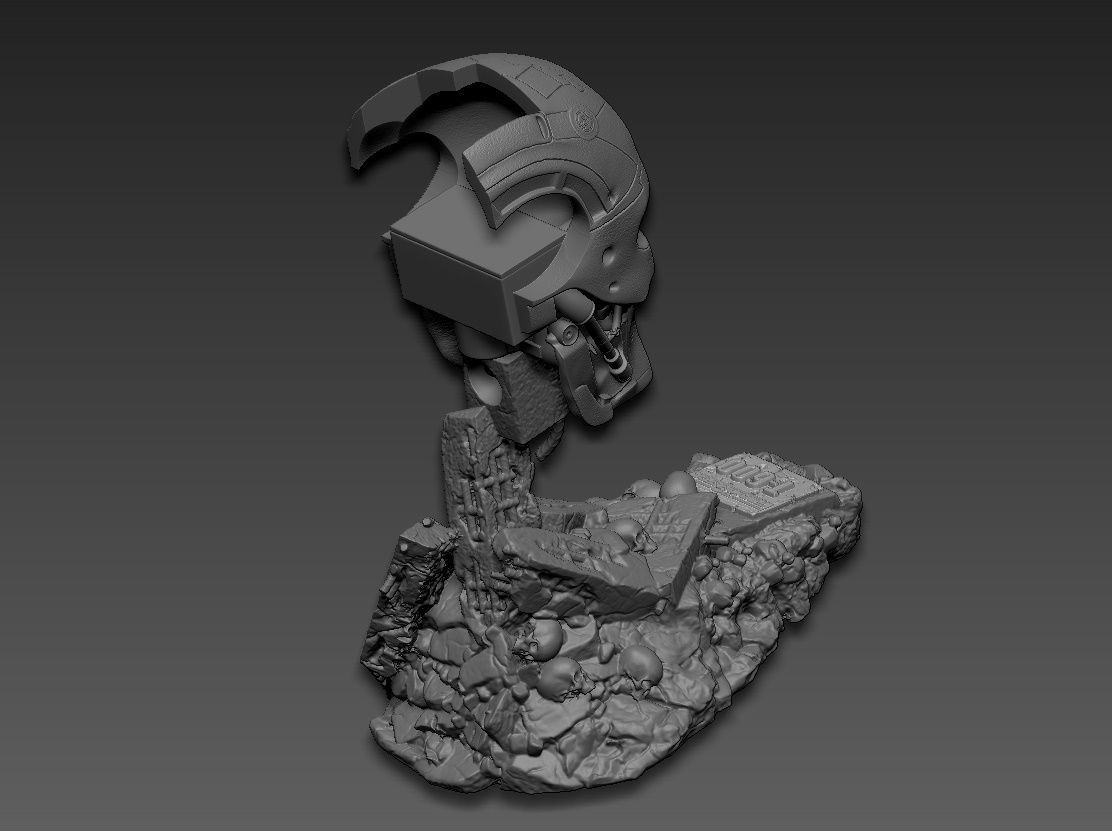 Terminator T-600- Replica 3D print model_23