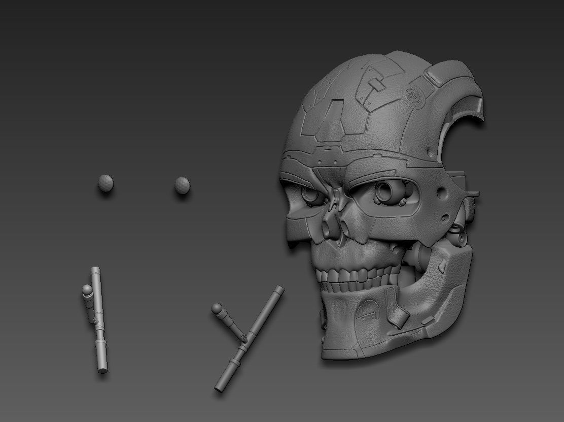 Terminator T-600- Replica 3D print model_41