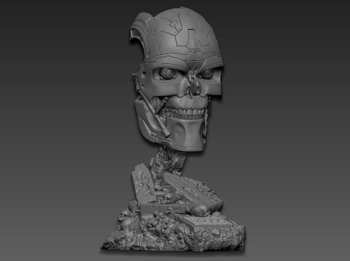 Terminator T-600- Replica 3D print model_2