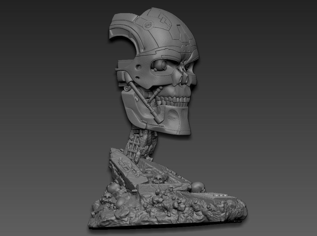 Terminator T-600- Replica 3D print model_19