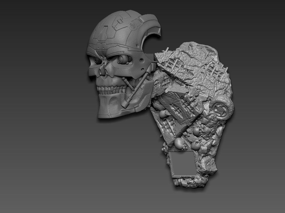 Terminator T-600- Replica 3D print model_28