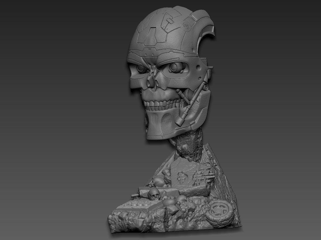 Terminator T-600- Replica 3D print model_5