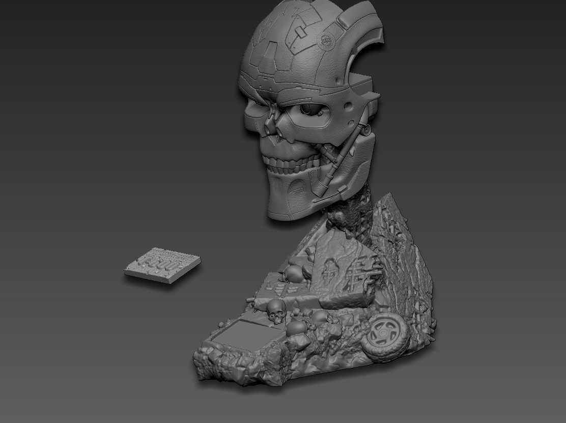 Terminator T-600- Replica 3D print model_37