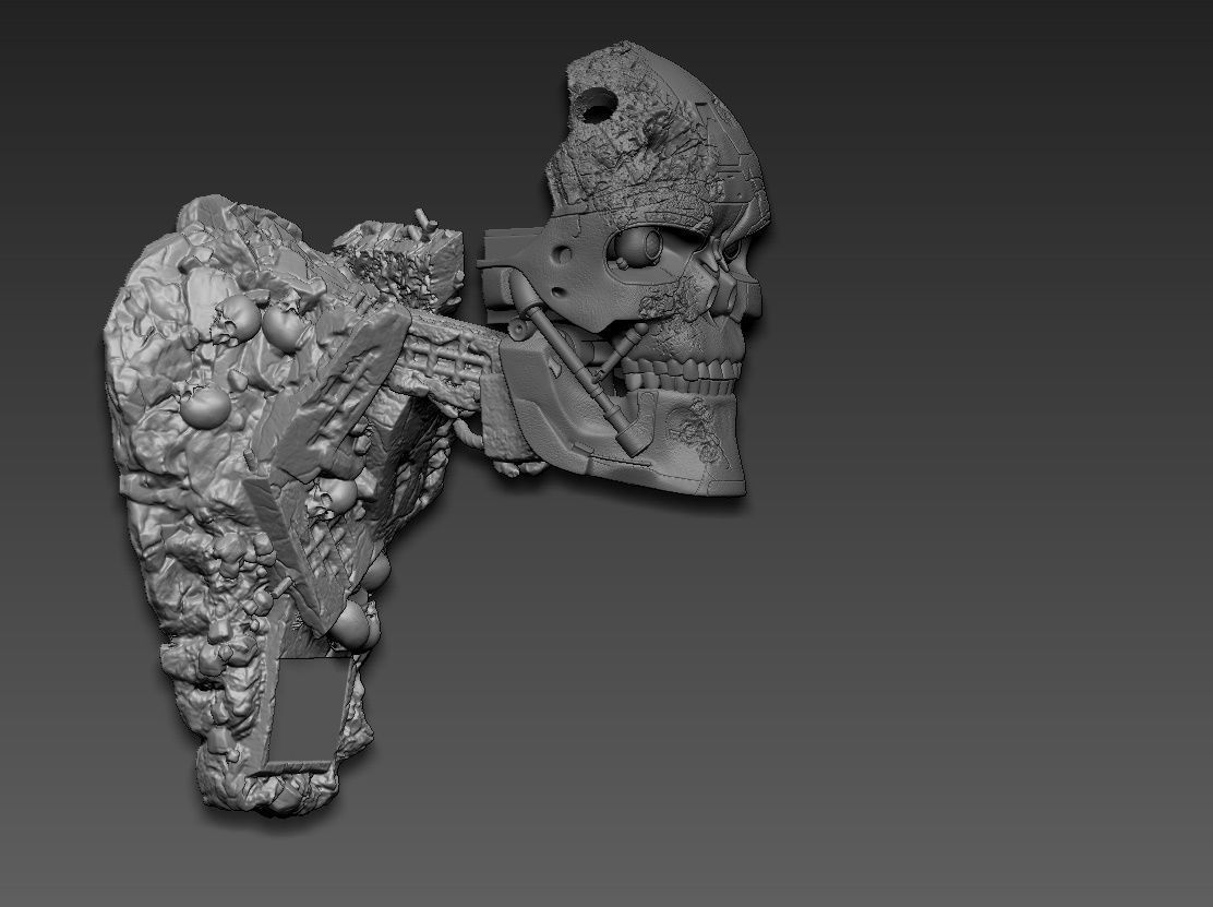 Terminator T-600- Replica 3D print model_36