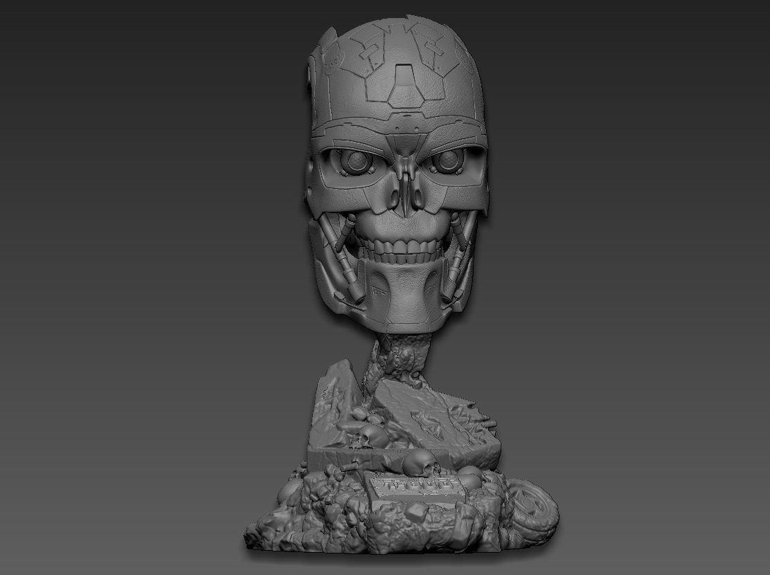 Terminator T-600- Replica 3D print model_3