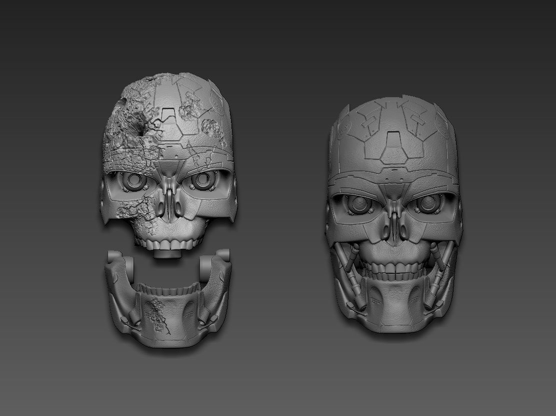 Terminator T-600- Replica 3D print model_39