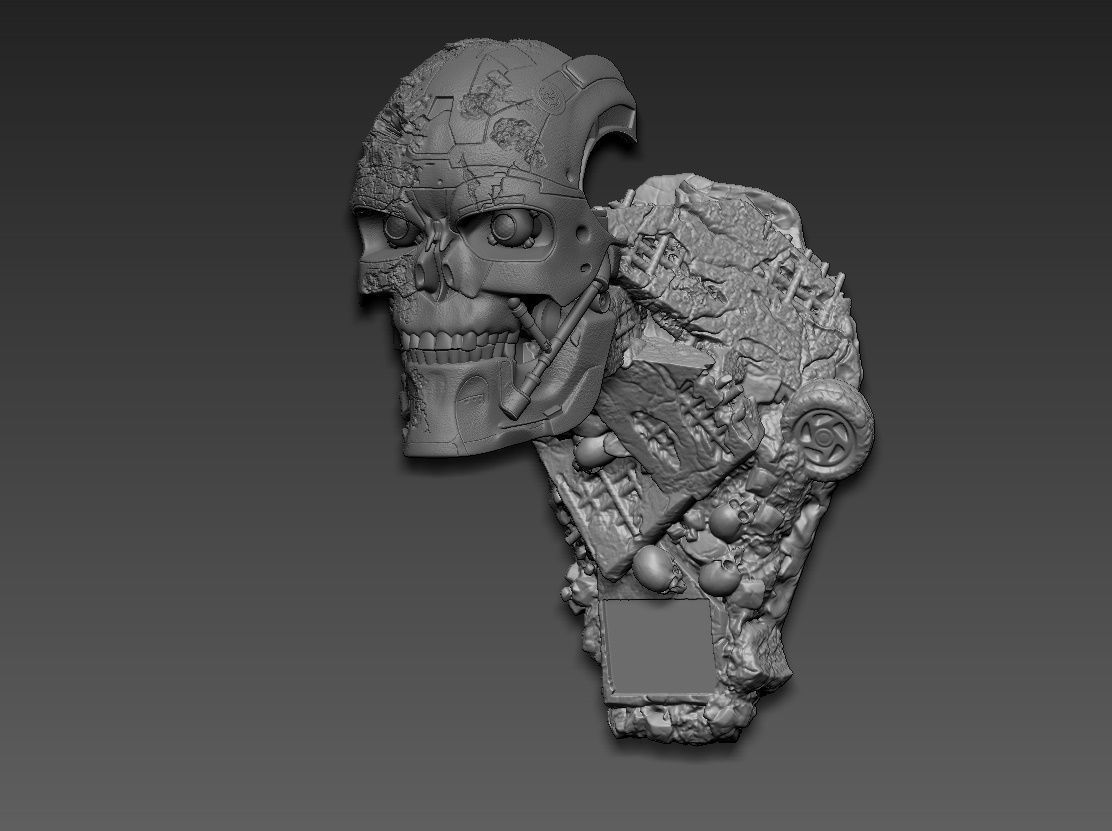 Terminator T-600- Replica 3D print model_33