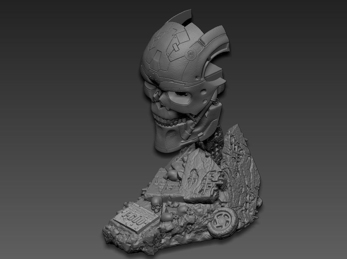 Terminator T-600- Replica 3D print model_21