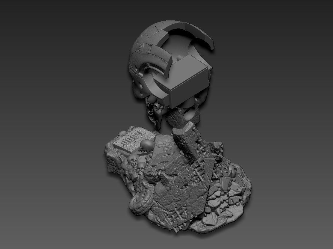 Terminator T-600- Replica 3D print model_22