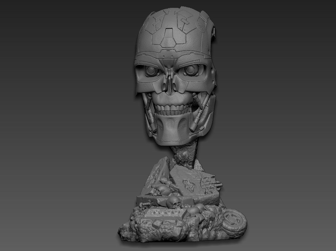Terminator T-600- Replica 3D print model_4