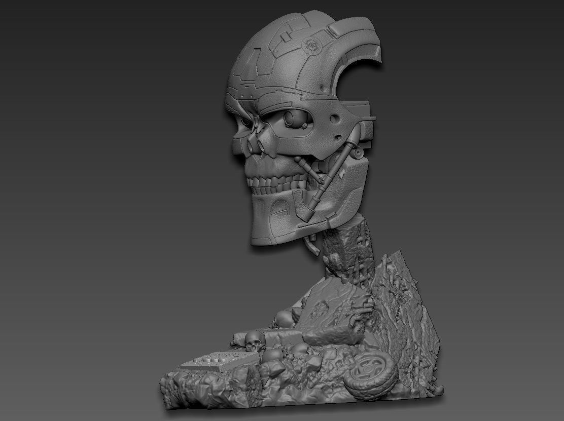 Terminator T-600- Replica 3D print model_6