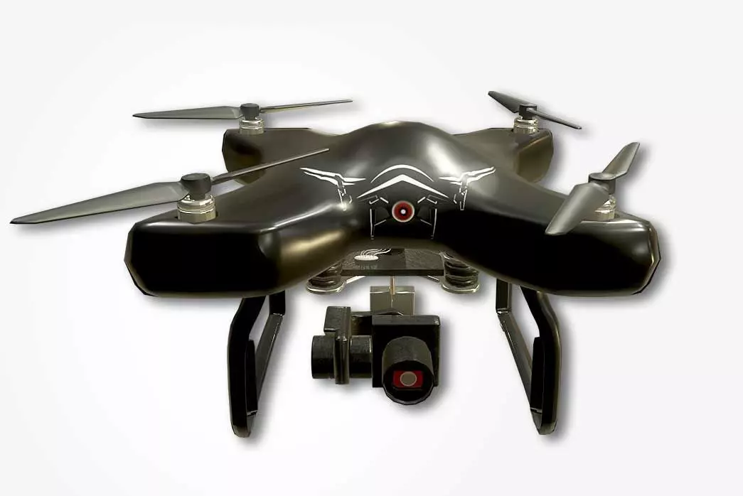 Drone - Quadcopter 3D model