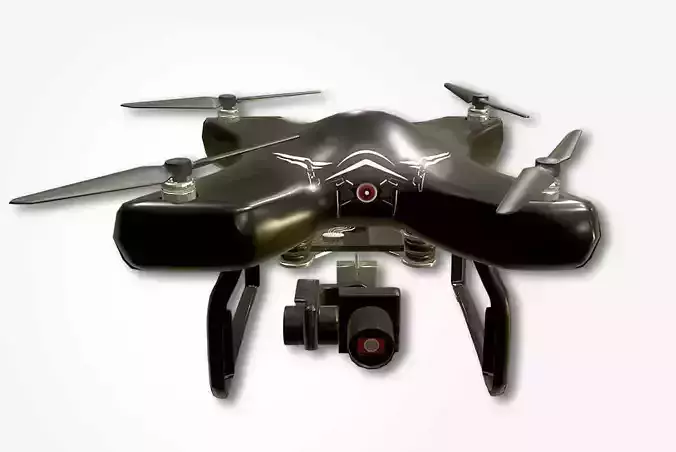 Drone - Quadcopter  3D model