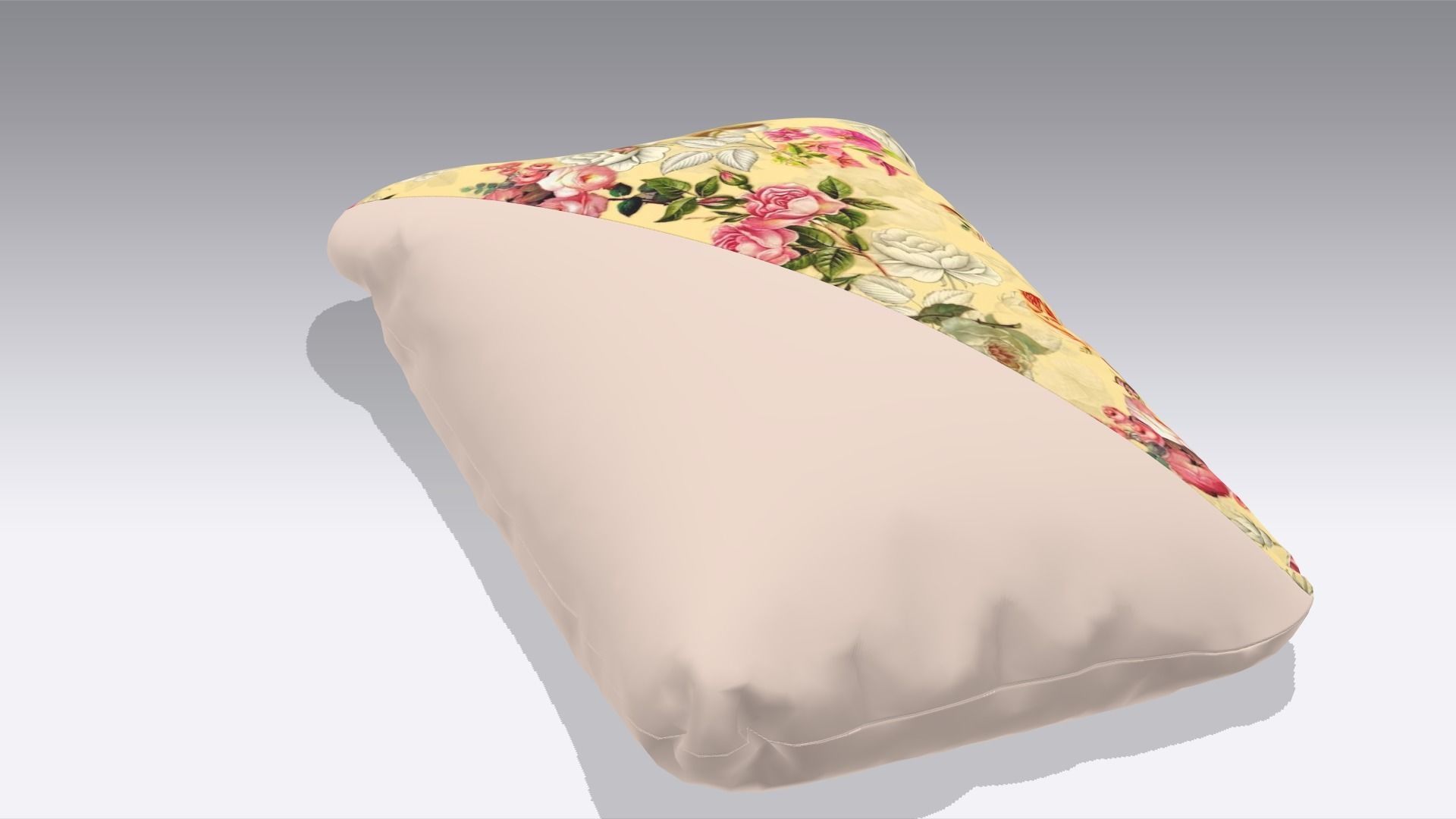 Pillow Low-poly 3D model_5