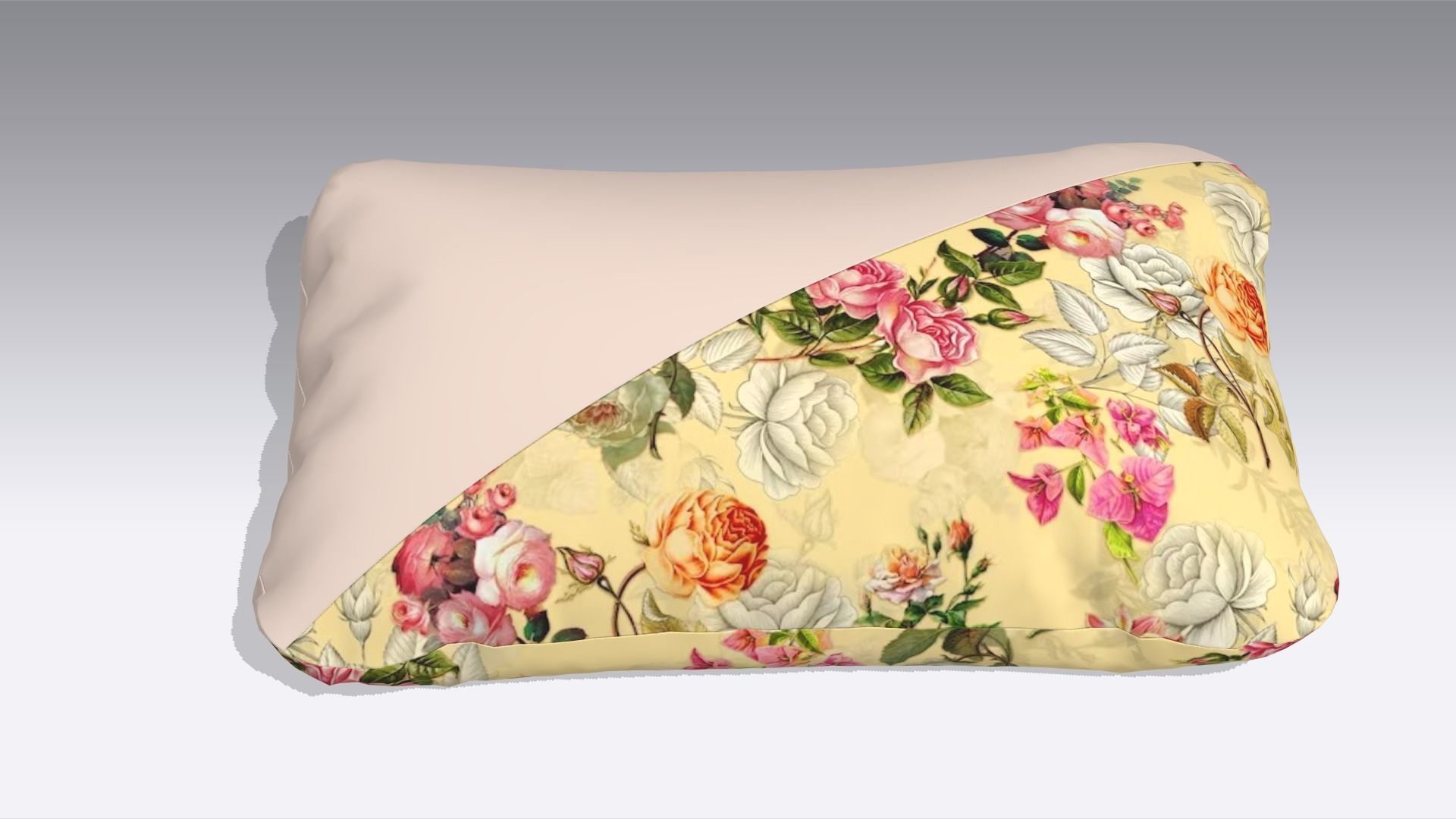 Pillow Low-poly 3D model_1