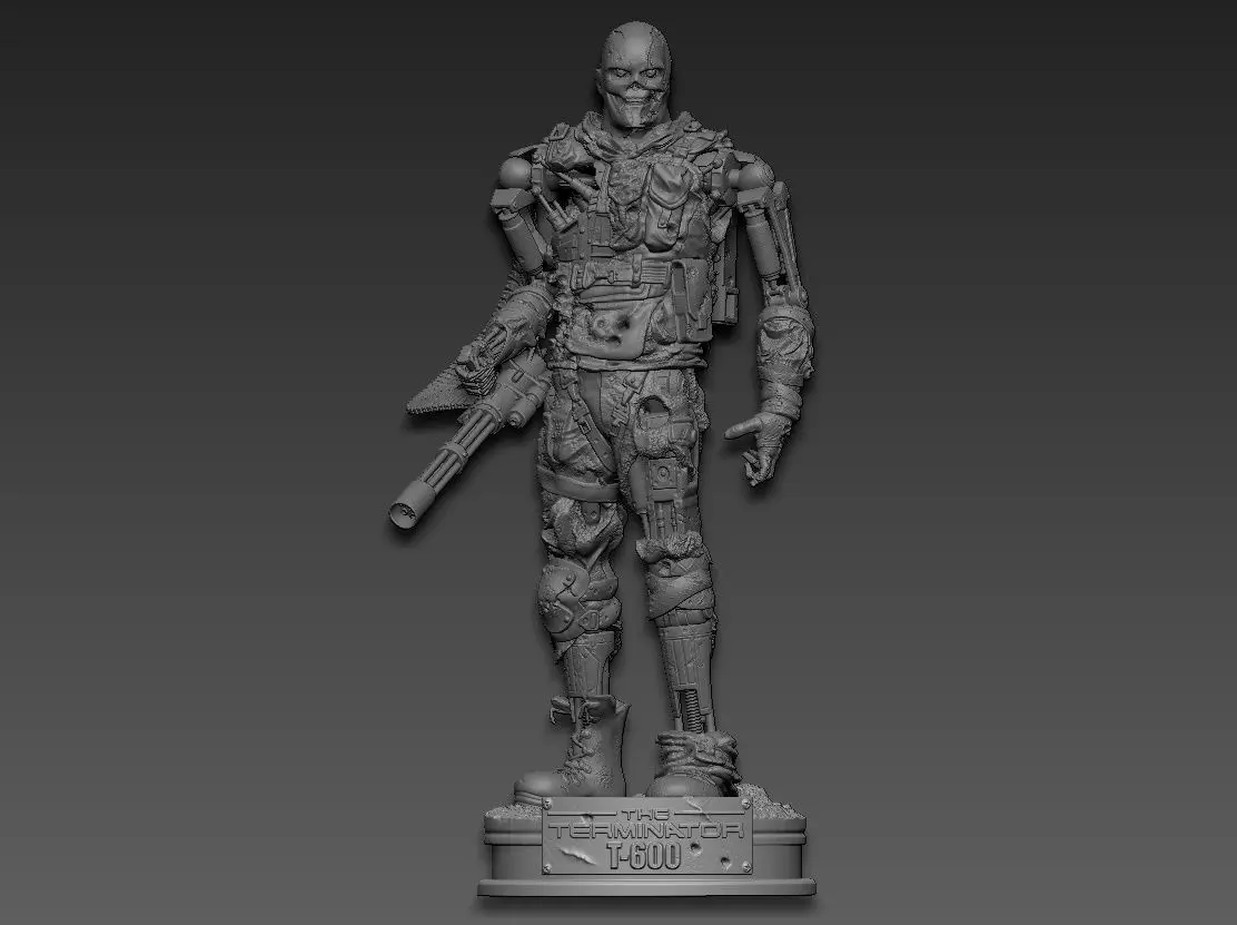 Terminator T-600 Replica V2 3D print model_0