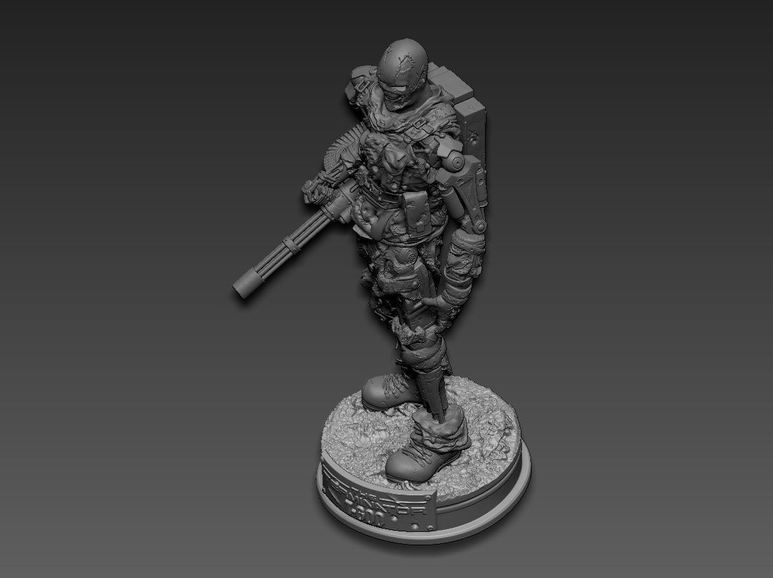 Terminator T-600 Replica V2 3D print model_19
