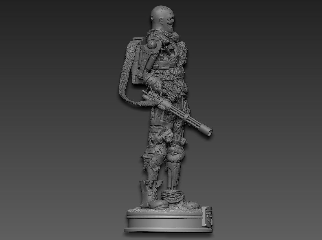 Terminator T-600 Replica V2 3D print model_12