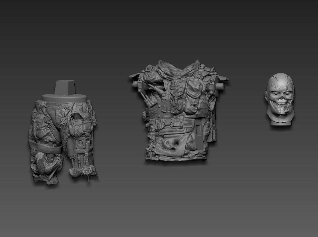 Terminator T-600 Replica V2 3D print model_27