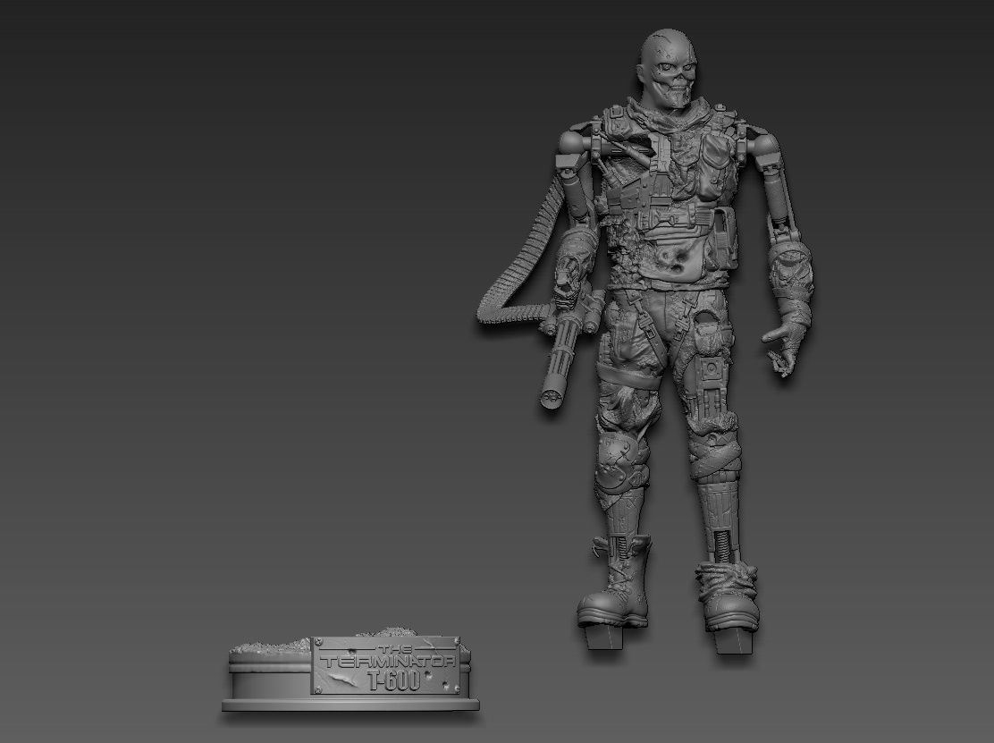 Terminator T-600 Replica V2 3D print model_22