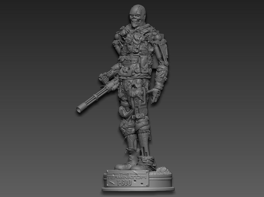 Terminator T-600 Replica V2 3D print model_1