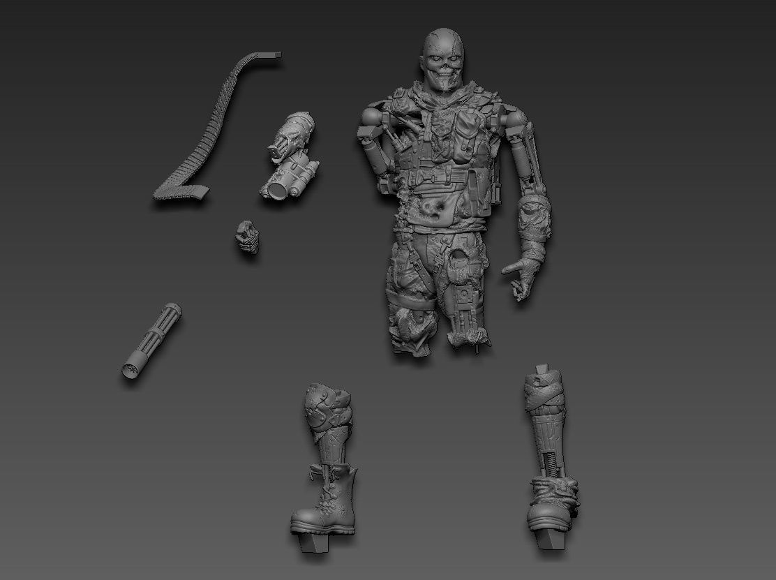 Terminator T-600 Replica V2 3D print model_24