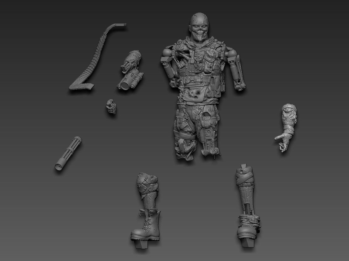 Terminator T-600 Replica V2 3D print model_25