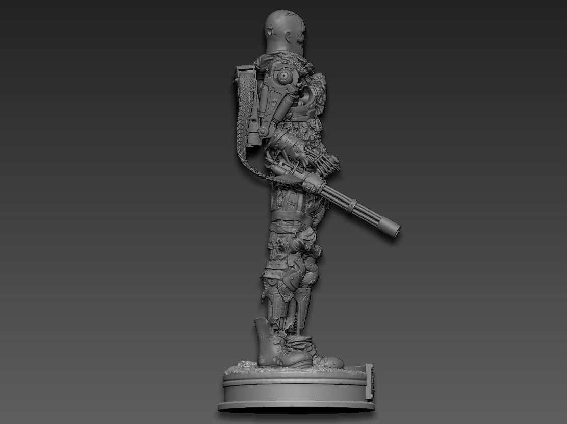Terminator T-600 Replica V2 3D print model_11
