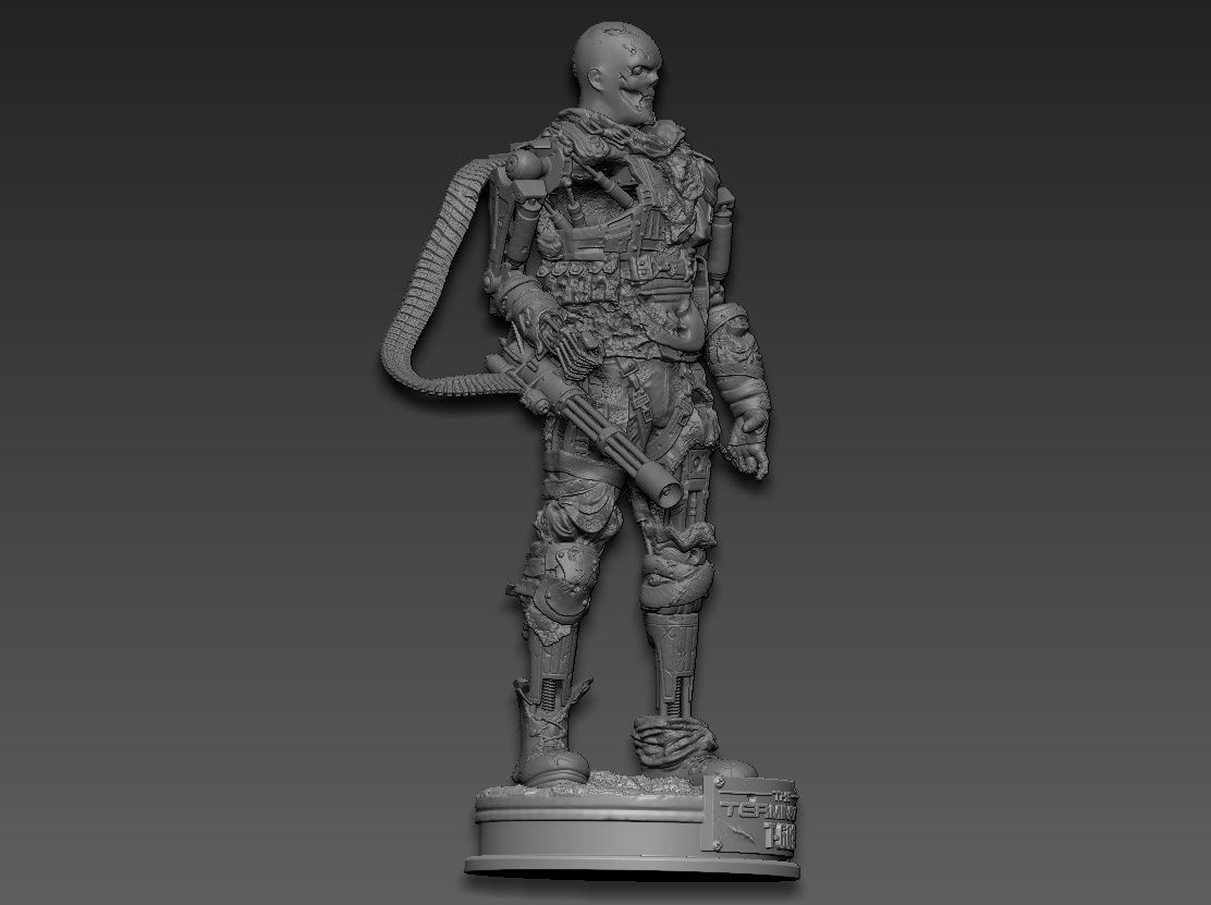 Terminator T-600 Replica V2 3D print model_13