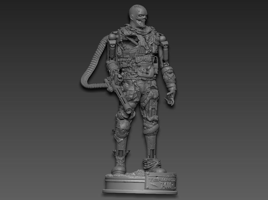 Terminator T-600 Replica V2 3D print model_14