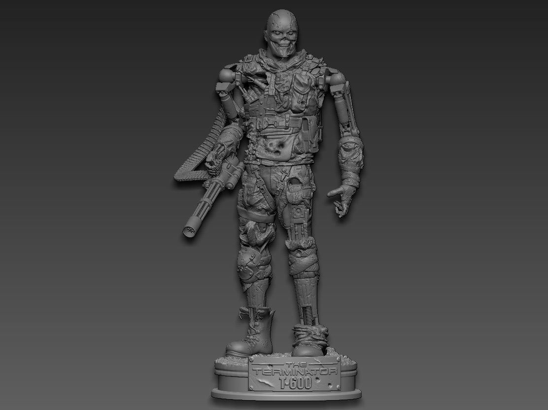 Terminator T-600 Replica V2 3D print model_16